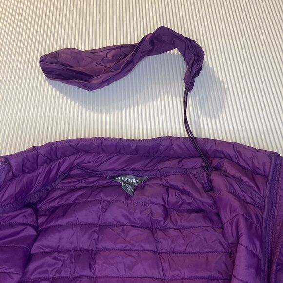 Joe Fresh Puffer Jacket Women's Size Medium Packable - Picture 5 of 7